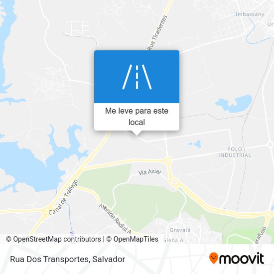 Rua Dos Transportes mapa