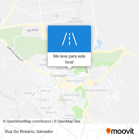 Rua Do Rosario mapa