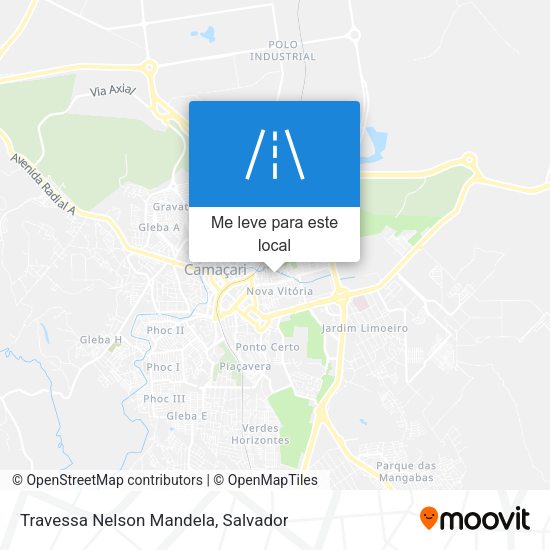 Travessa Nelson Mandela mapa