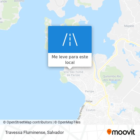 Travessa Fluminense mapa