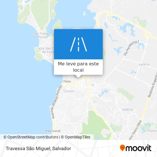 Travessa São Miguel mapa