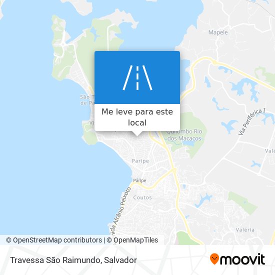 Travessa São Raimundo mapa