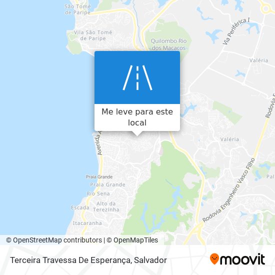 Terceira Travessa De Esperança mapa