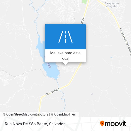 Rua Nova De São Bento mapa