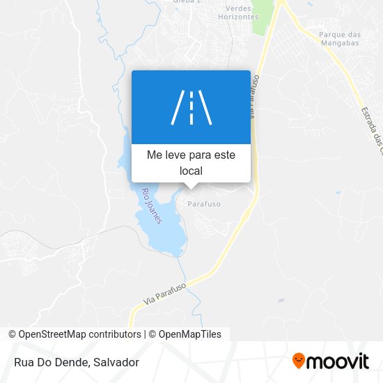 Rua Do Dende mapa
