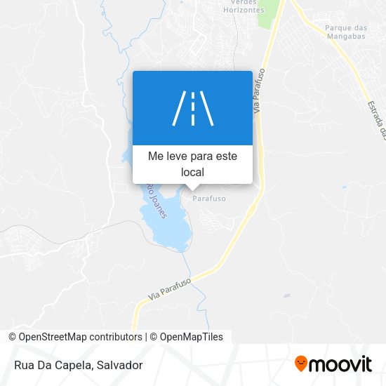Rua Da Capela mapa