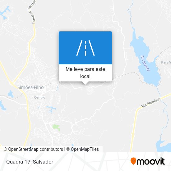 Quadra 17 mapa