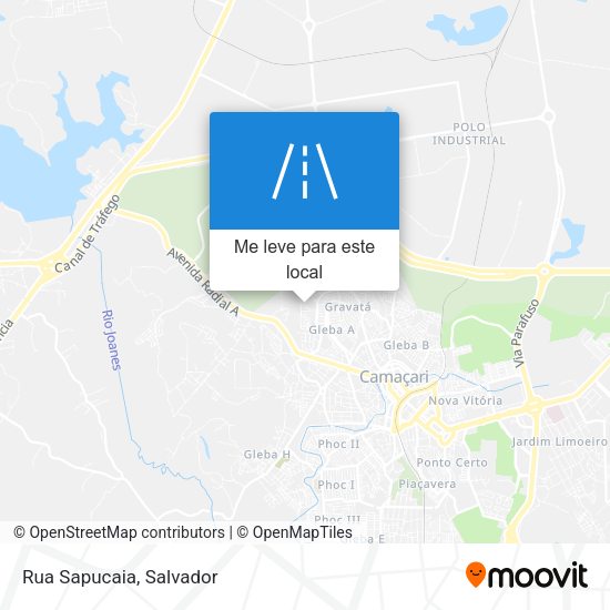 Rua Sapucaia mapa
