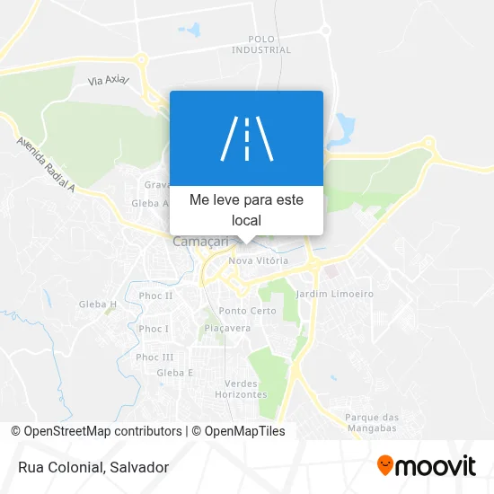 Rua Colonial mapa