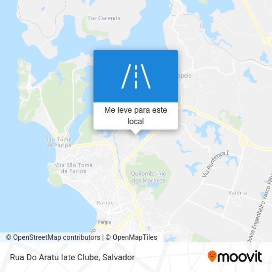 Rua Do Aratu Iate Clube mapa