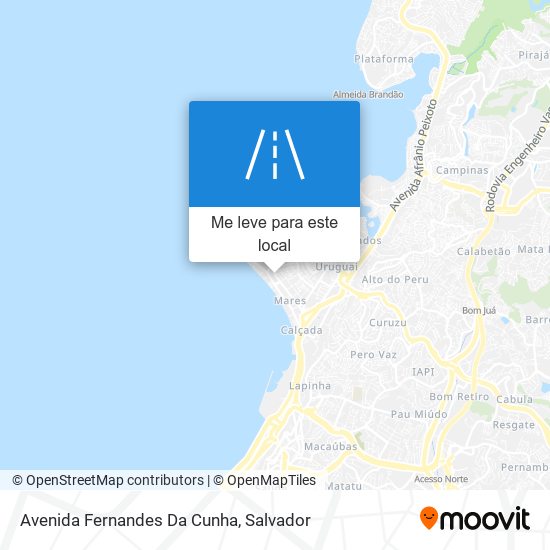 Avenida Fernandes Da Cunha mapa