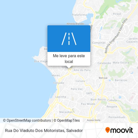 Rua Do Viaduto Dos Motoristas mapa