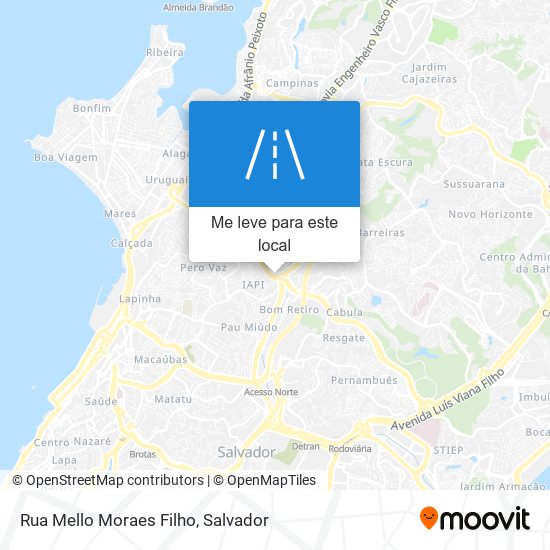 Rua Mello Moraes Filho mapa