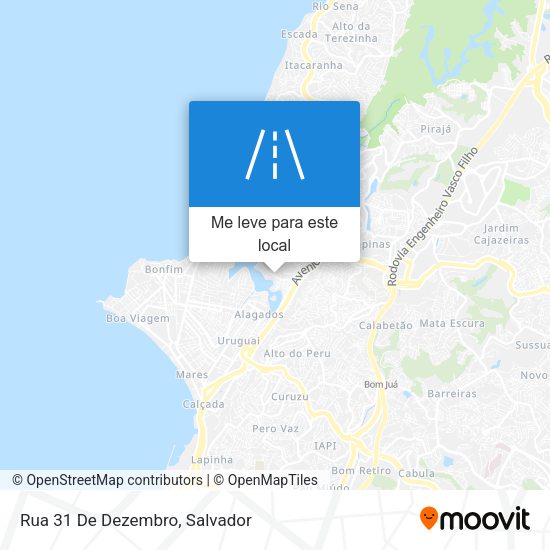 Rua 31 De Dezembro mapa