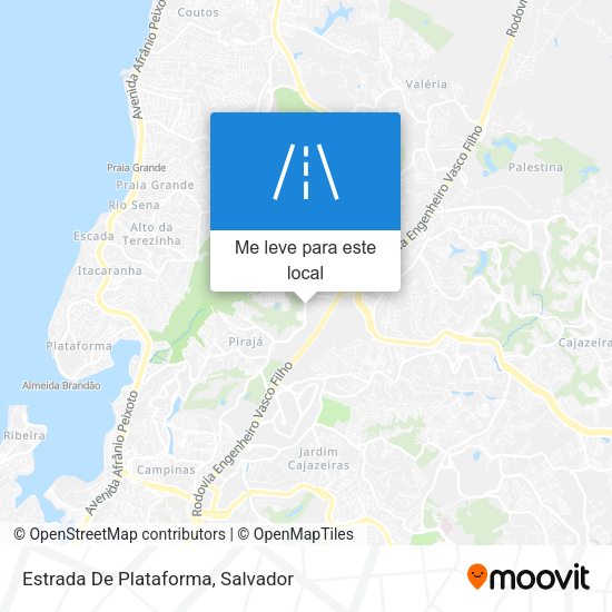 Estrada De Plataforma mapa