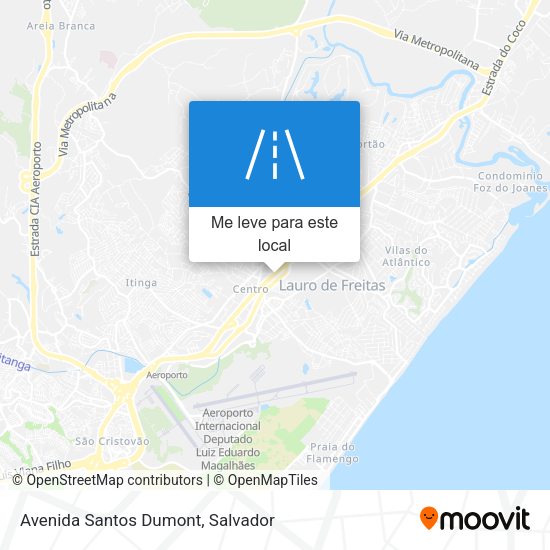 Avenida Santos Dumont mapa