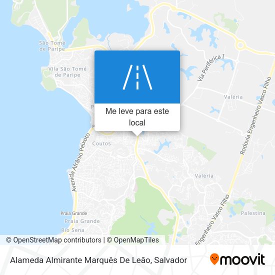 Alameda Almirante Marquês De Leão mapa