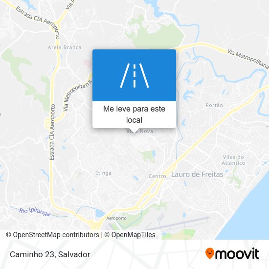 Caminho 23 mapa
