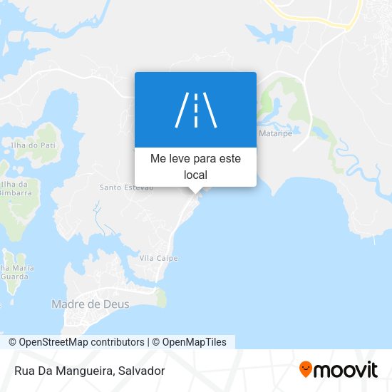 Rua Da Mangueira mapa