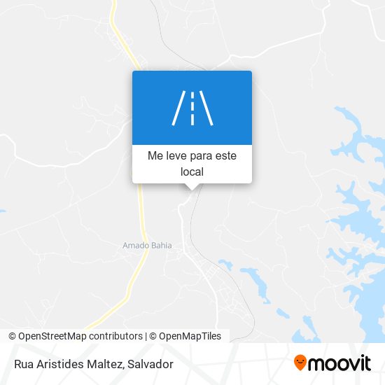 Rua Aristides Maltez mapa