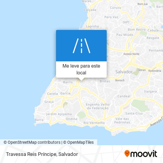 Travessa Reis Príncipe mapa