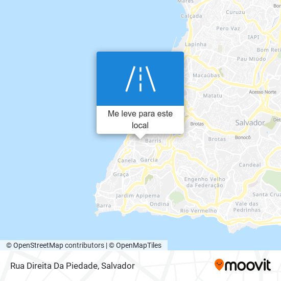 Rua Direita Da Piedade mapa