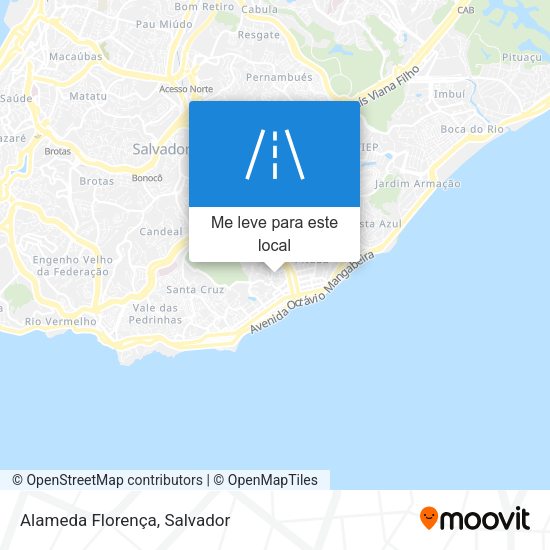 Alameda Florença mapa