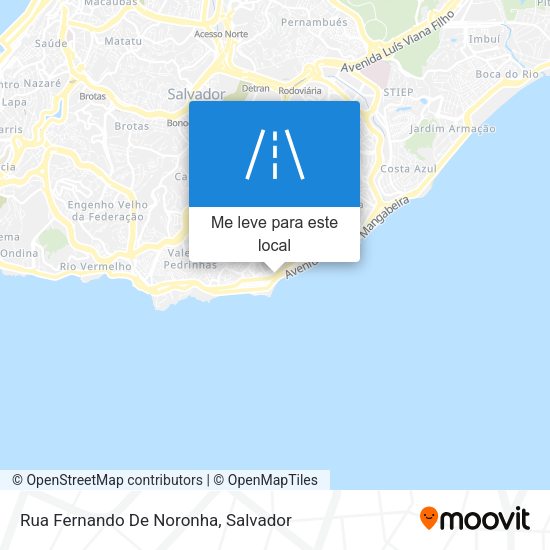 Rua Fernando De Noronha mapa