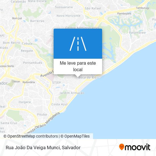 Rua João Da Veiga Munci mapa