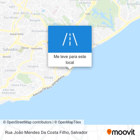 Rua João Mendes Da Costa Filho mapa