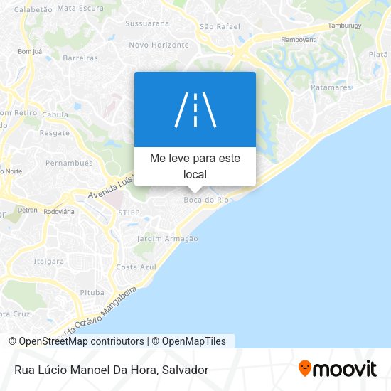 Rua Lúcio Manoel Da Hora mapa
