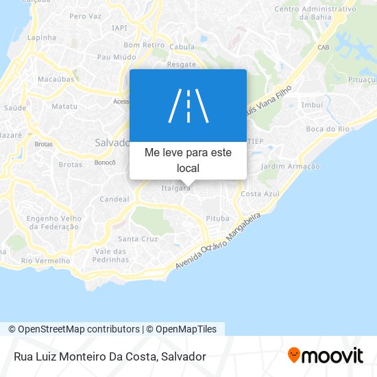 Rua Luiz Monteiro Da Costa mapa