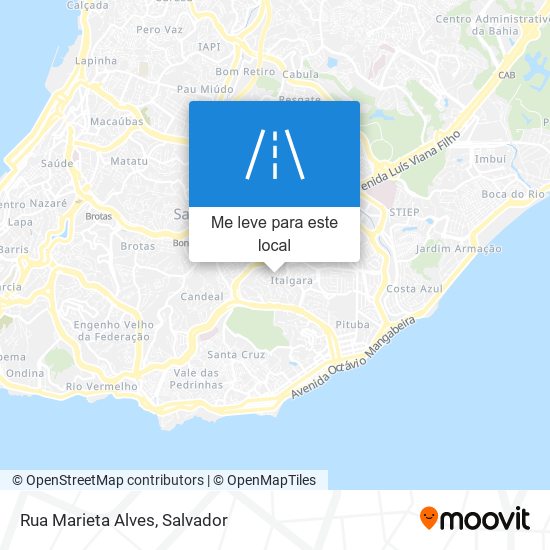 Rua Marieta Alves mapa
