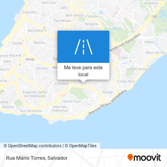 Rua Mário Torres mapa