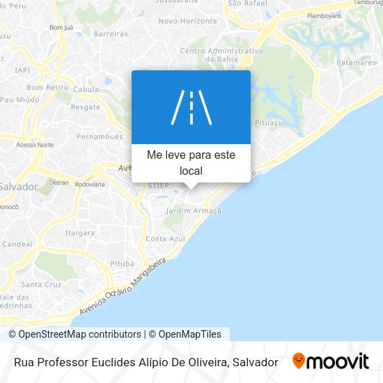 Rua Professor Euclides Alípio De Oliveira mapa