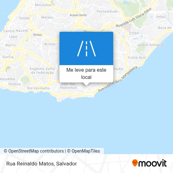 Rua Reinaldo Matos mapa