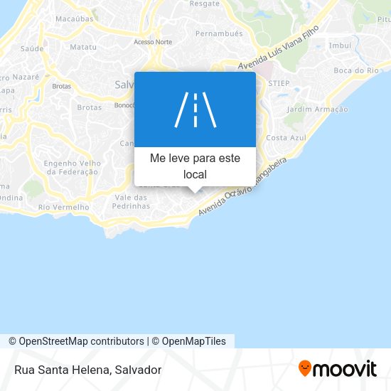 Rua Santa Helena mapa