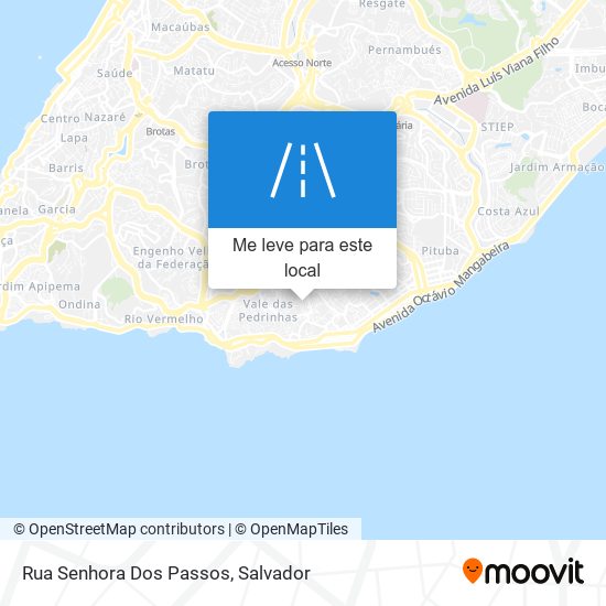 Rua Senhora Dos Passos mapa