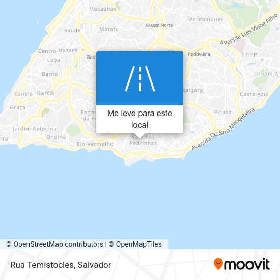 Rua Temistocles mapa