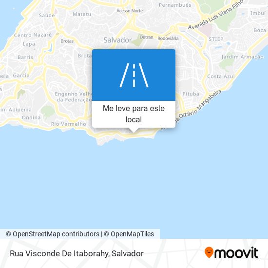 Rua Visconde De Itaborahy mapa