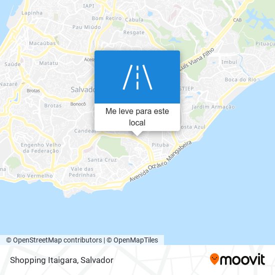 Shopping Itaigara mapa