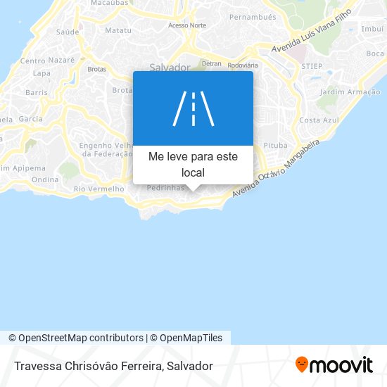 Travessa Chrisóvâo Ferreira mapa