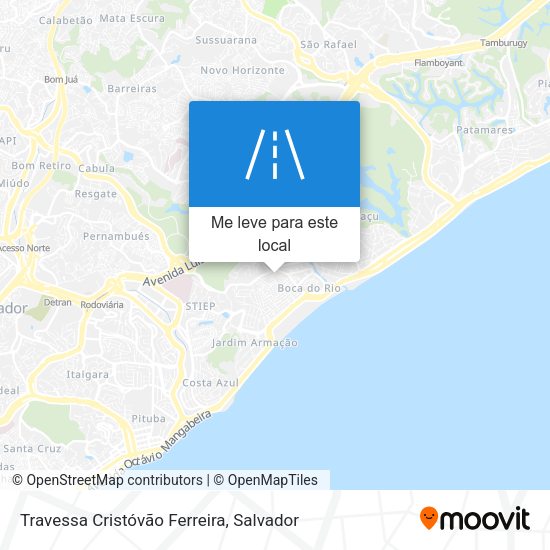 Travessa Cristóvão Ferreira mapa
