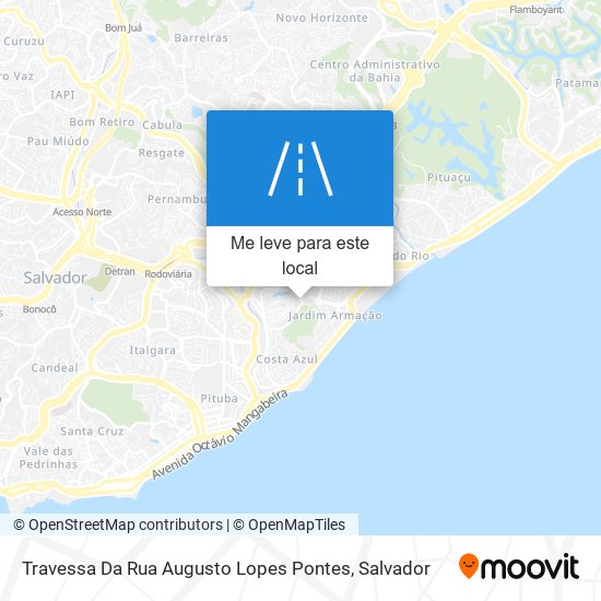 Travessa Da Rua Augusto Lopes Pontes mapa