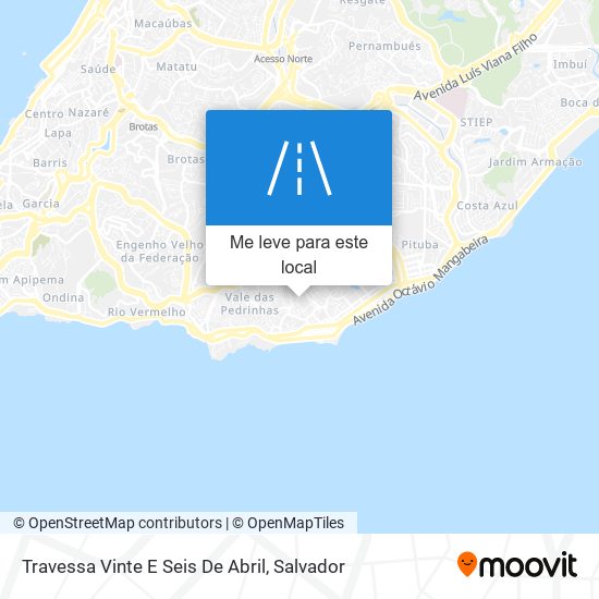 Travessa Vinte E Seis De Abril mapa