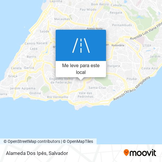 Alameda Dos Ipês mapa