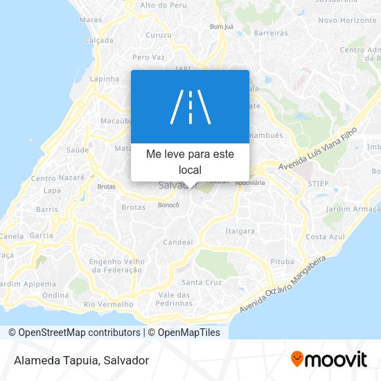 Alameda Tapuia mapa