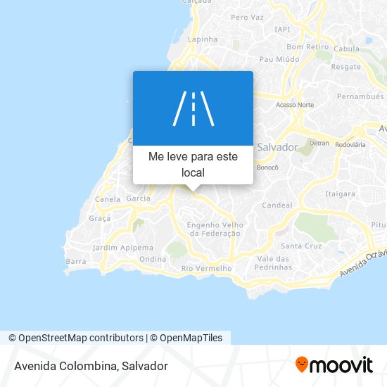 Avenida Colombina mapa