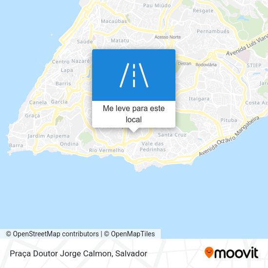 Praça Doutor Jorge Calmon mapa