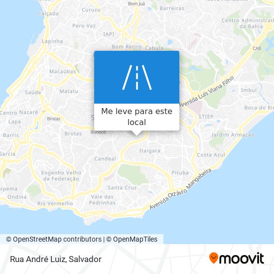 Rua André Luiz mapa